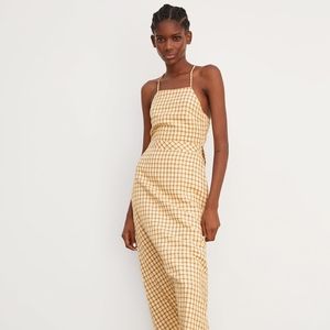 NWT PLAID RUSTIC DRESS SIZE M